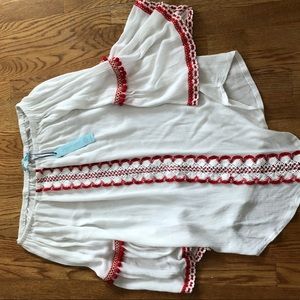 White sun dress/cover up